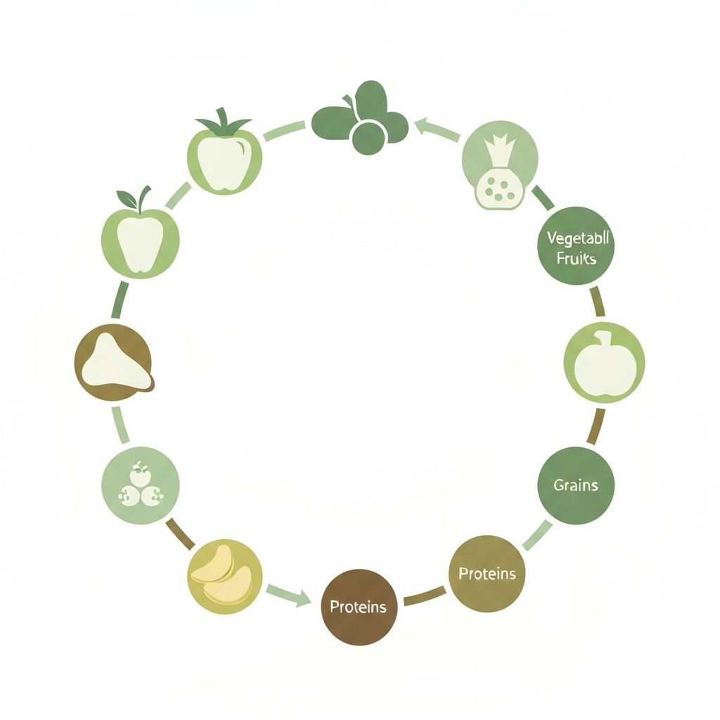 Infografika - integracja naturalnych składników w diecie